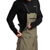 image:imageVolcom Mens Roan Bib Overall Snowboard Pant  15k Waterproof 2layer Repreve FibersMilitary