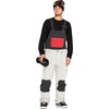 image:imageVolcom Mens Roan Bib Overall Snowboard Pant  15k Waterproof 2layer Repreve FibersStone Grey