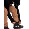 image:imageVolcom Mens Roan Bib Overall Snowboard Pant  15k Waterproof 2layer Repreve FibersTerra Brown