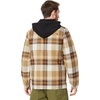 image:imageVolcom mens Field Insulated Flannel Hooded Snowboard Shirt JacketKhakiest S4