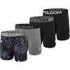 image:imageVolcom Mens Boxer Briefs Poly Spandex Performance Boxer Briefs Underwear with Comfort Flex Side Panel Sleek Modern LookBlackBlackBalckGrey