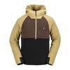 image:imageVolcom Mens Polar Fleece Hooded 12 Zip Snowboard Ski BaselayerDark Khaki S4