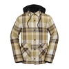 image:imageVolcom mens Field Insulated Flannel Hooded Snowboard Shirt JacketKhakiest S4