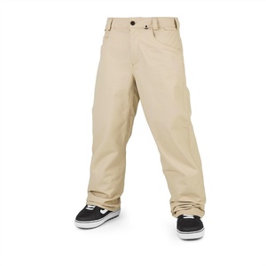 image:imageVolcom Mens 5pocket Snowboard Pant 10k Waterproof Ski Snow Pants Sealed SeamsKhakiest S4