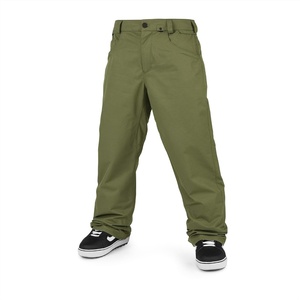 image:imageVolcom Mens 5pocket Snowboard Pant 10k Waterproof Ski Snow Pants Sealed SeamsMilitary S4