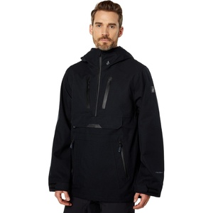 image:imageVolcom Mens Brighton Pullover Anarok Hooded Snowboard JacketBlack