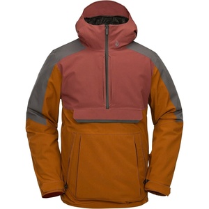image:imageVolcom Mens Brighton Pullover Anarok Hooded Snowboard JacketCaramel