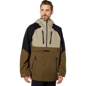 image:imageVolcom Mens Brighton Pullover Anarok Hooded Snowboard JacketDark Khaki