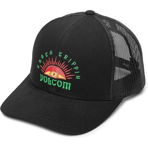 image:imageVolcom Mens Cheese Mesh Trucker HatBlack Sunset