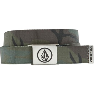 image:imageVolcom Mens Circle Web BeltArmy Green Combo