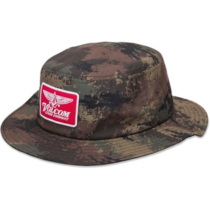 image:imageVolcom Mens Froth Bucket Hat  Lightweight Wide Brim Sun HatGreen Combo