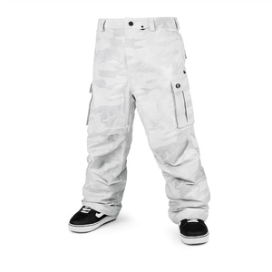 image:imageVolcom Mens Nwrk Baggy Snowboard Pant  10k Waterproof Breathable 2layerWhite Camo