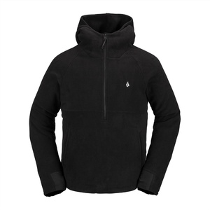 image:imageVolcom Mens Polar Fleece Hooded 12 Zip Snowboard Ski BaselayerBlack S4