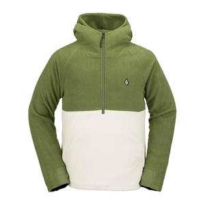 image:imageVolcom Mens Polar Fleece Hooded 12 Zip Snowboard Ski BaselayerMilitary S4