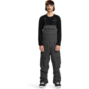 image:imageVolcom Mens Roan Bib Overall Snowboard Pant  15k Waterproof 2layer Repreve FibersDark Grey