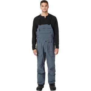 image:imageVolcom Mens Roan Bib Overall Snowboard Pant  15k Waterproof 2layer Repreve FibersGrey Grey
