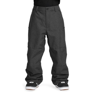 image:imageVolcom Mens Shell Snow Billow Pant  10k Waterproof Baggy Fit Breathable 2layerBlack Denim