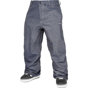 image:imageVolcom Mens Shell Snow Billow Pant  10k Waterproof Baggy Fit Breathable 2layerDark Denim