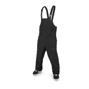 image:imageVolcom Mens Vco Sparta Bib Overall Snowboard PantBlack White