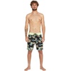 image:imageVolcom Mens Bleeding Leaf Mod 18 Boardshort TrunkBlack Leaf