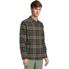 image:imageVolcom Mens Caden Plaid Long SleeveDark Olive Green