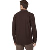 image:imageVolcom Mens Caden Solid Long Sleeve Button Down ShirtDark Brown