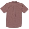 image:imageVolcom Mens Date Knight Short Sleeve Classic Fit Button Down ShirtBordeaux Brown