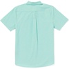 image:imageVolcom Mens Date Knight Short Sleeve Classic Fit Button Down ShirtCrete Blue