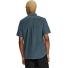 image:imageVolcom Mens Date Knight Short Sleeve Classic Fit Button Down ShirtDark Slate