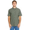 image:imageVolcom Mens Date Knight Short Sleeve Classic Fit Button Down ShirtLight Olive