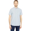 image:imageVolcom Mens Everett Oxford Short Sleeve Button Down Woven ShirtRincon Blue