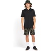 image:imageVolcom Mens Hazard Performance Short Sleeve Lightweight Golf PoloBlack