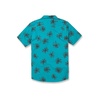 image:imageVolcom Mens Lazy Dazy Short Sleeve Classic Fit Button Down ShirtElectric Blue