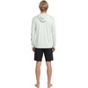 image:imageVolcom Mens Long Sleeve Hooded Rashguard UPF 50 Sun Protection QuickDryBlue Heather