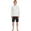 image:imageVolcom Mens Long Sleeve Hooded Rashguard UPF 50 Sun Protection QuickDryBlue Heather
