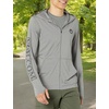 image:imageVolcom Mens Long Sleeve Hooded Rashguard UPF 50 Sun Protection QuickDryHeather Grey 1