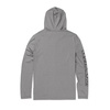 image:imageVolcom Mens Long Sleeve Hooded Rashguard UPF 50 Sun Protection QuickDryHeather Grey 1