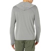 image:imageVolcom Mens Long Sleeve Hooded Rashguard UPF 50 Sun Protection QuickDryHeather Grey 1
