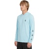 image:imageVolcom Mens Long Sleeve Hooded Rashguard UPF 50 Sun Protection QuickDryResin Blue