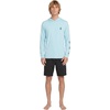 image:imageVolcom Mens Long Sleeve Hooded Rashguard UPF 50 Sun Protection QuickDryResin Blue