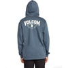image:imageVolcom Mens Pullover Logo Fleece Hooded Sweatshirt  Soft Brushed Interior Classic Fit Kangaroo Pocket Ribbed Cuffs amp HemAirwalk Dark Slate