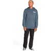 image:imageVolcom Mens Pullover Logo Fleece Hooded Sweatshirt  Soft Brushed Interior Classic Fit Kangaroo Pocket Ribbed Cuffs amp HemAirwalk Dark Slate