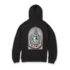 image:imageVolcom Mens Pullover Logo Fleece Hooded Sweatshirt  Soft Brushed Interior Classic Fit Kangaroo Pocket Ribbed Cuffs amp HemBlack Black