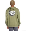 image:imageVolcom Mens Pullover Logo Fleece Hooded Sweatshirt  Soft Brushed Interior Classic Fit Kangaroo Pocket Ribbed Cuffs amp HemDownhill Wintermoss