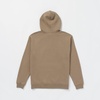 image:imageVolcom Mens Pullover Logo Fleece Hooded Sweatshirt  Soft Brushed Interior Classic Fit Kangaroo Pocket Ribbed Cuffs amp HemTeak