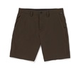 image:imageVolcom Mens Regular Frickin Cross Shred 20 Hybrid Water Repellent ShortDark Brown