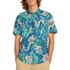 image:imageVolcom Mens Regular Marble Floral Short Sleeve Button Down Hawaiian ShirtAged Indigo