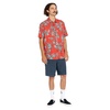 image:imageVolcom Mens Regular Marble Floral Short Sleeve Button Down Hawaiian ShirtBamboozeled Flash Red