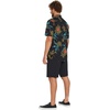 image:imageVolcom Mens Regular Marble Floral Short Sleeve Button Down Hawaiian ShirtBlack Combo