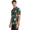 image:imageVolcom Mens Regular Marble Floral Short Sleeve Button Down Hawaiian ShirtBlack Green